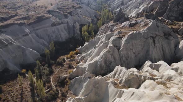 Aerial View Cappadocia Landscape