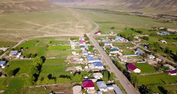 View of the Village of Saty From a Height