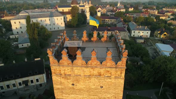 The Historical Part of Lutsk is a View of Lubart Castle