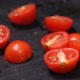 Grilling pieces of cherry tomatoes - VideoHive Item for Sale
