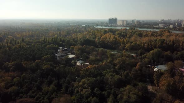 Aerial City View of Krasnodar Russian Federation 2020