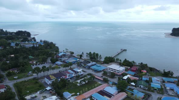 Prawn Fish Farm Aerial