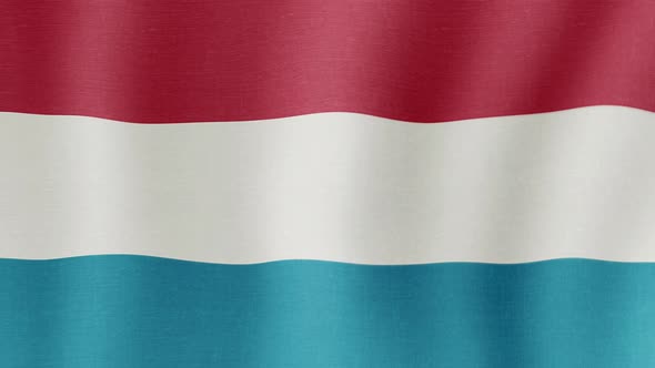 The National Flag of Luxembourg