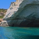 White rock formations and sea caves at Kleftiko shoreline, Milos, Greece - VideoHive Item for Sale