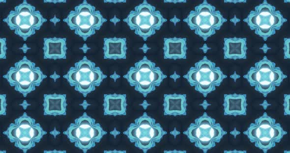 Looped kaleidoscope Abstract Symmetrical  Of Geometric Seamless Pattern shape