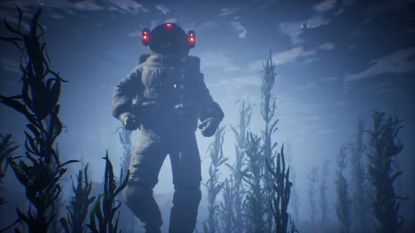 Spaceman Astronaut in the Sea alt