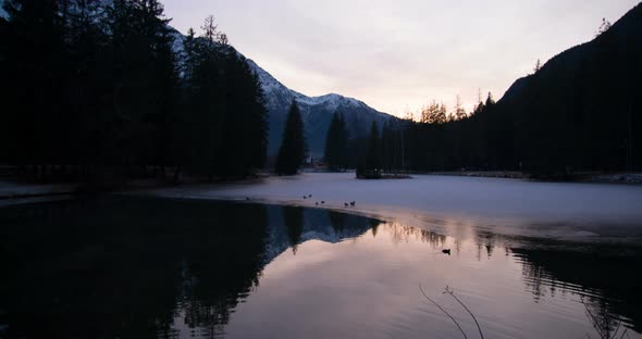 Lake pollution slow motion