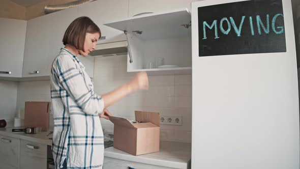 Smiling Student in Rent Flat