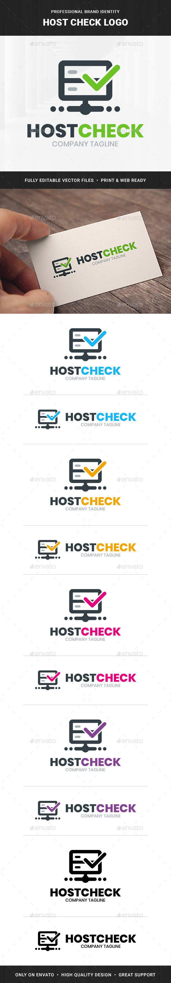 Host Check Logo Template
