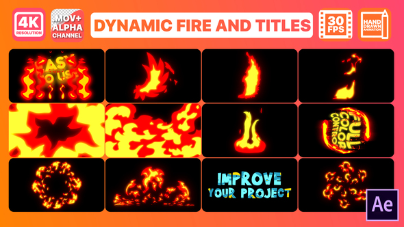 Dynamic Fire And Titles | After Effects