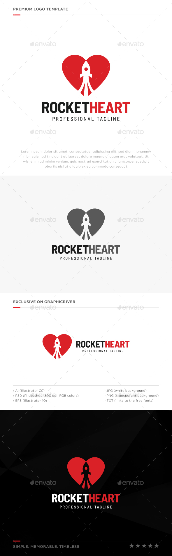 Rocket Heart Logo