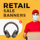 Retail Sale Web Ad Banners - GraphicRiver Item for Sale