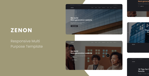 Zenon - Responsive Multi Purpose Template