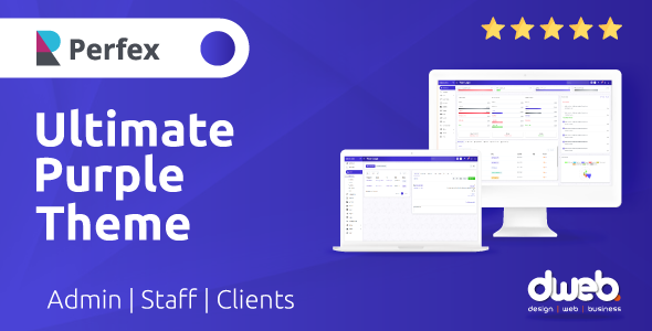 Ultimate Purple Theme - Perfex CRM