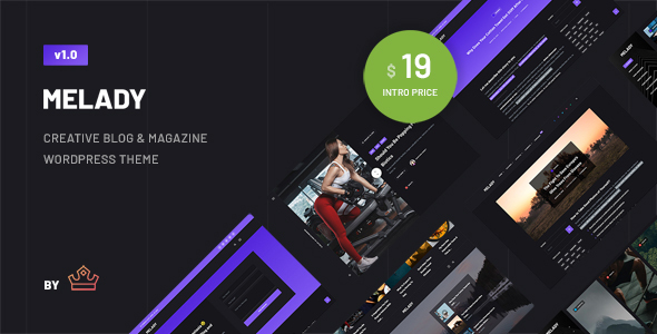 Melady – Creative Blog & Magazine WordPress Theme Preview
