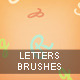 2 Letters Brushes - GraphicRiver Item for Sale