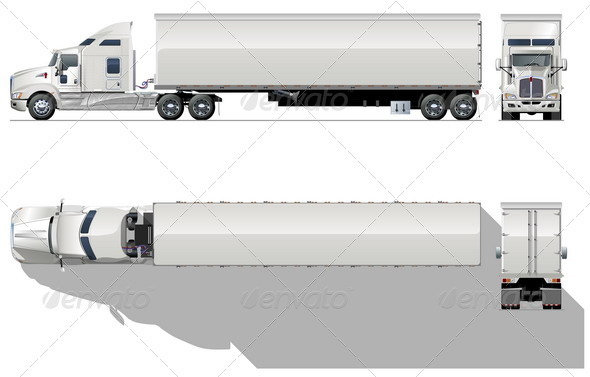 Semi-truck
