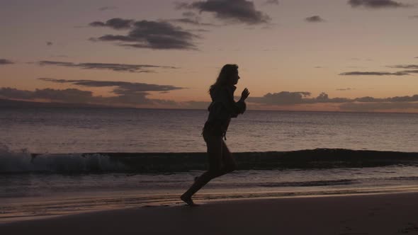 Running On The Beach