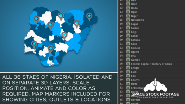 Nigeria Map Kit