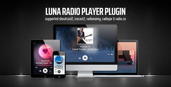 Luna Web Radio Player Plugin