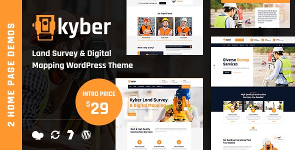 Kyber – Surveyor WordPress Theme Preview