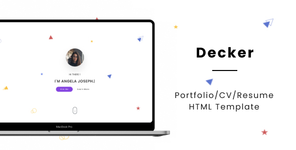 Decker - Portfolio/CV/Resume HTML Template