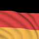Germany seamlessly looping flag - VideoHive Item for Sale