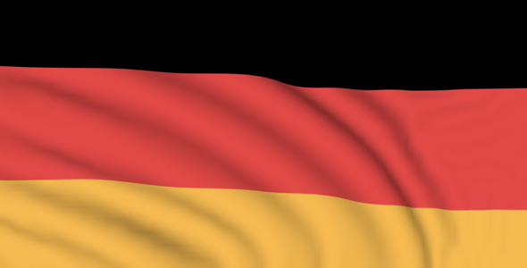 Germany seamlessly looping flag
