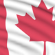 Canada seamlessly looping flag - VideoHive Item for Sale