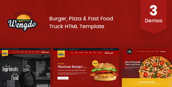 Wengdo - Fast Food HTML Template