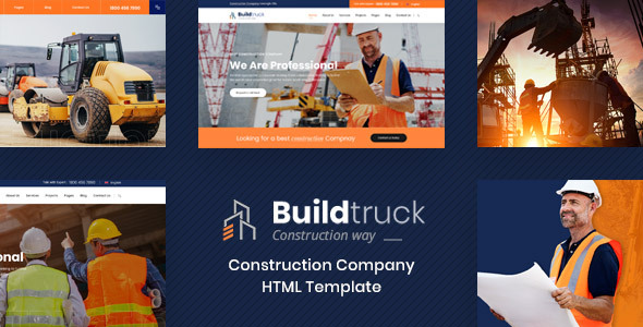 Buildtruck - Construction And Repairing HTML Template