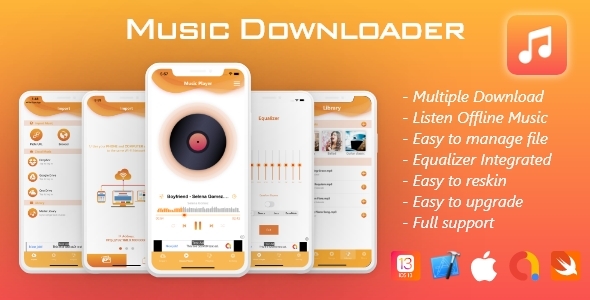 Music Downloader, Offline Music Ios 13+, With Admob (Special Edition)