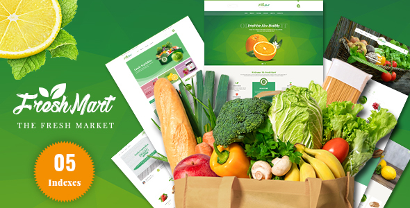 Freshmart - Szablon Joomla żywności ekologicznej