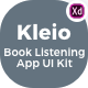 Kleio - Book Listening App UI Kit - ThemeForest Item for Sale
