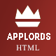AppLords: One Page Multipurpose Responsive HTML Template - ThemeForest Item for Sale