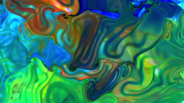 Abstract Colorful Sacral Liquid Waves Texture 916