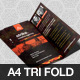 Strike Creative Agency Tri-fold Brochure Template - GraphicRiver Item for Sale