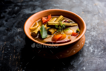 ian Sambar, served in a bowl