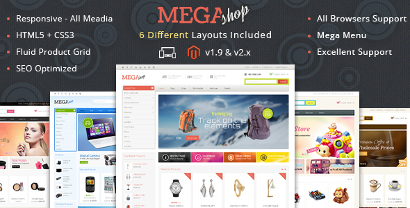 Mega Shop – Magento Responsive Template