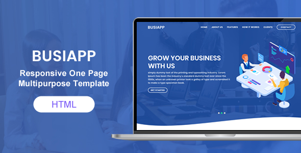 Busiapp | Bootstrap 4 HTML 5 Multi Purpose One/Multi Pages Template