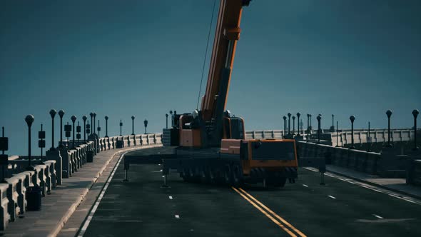 High Way Bridge Under Construction