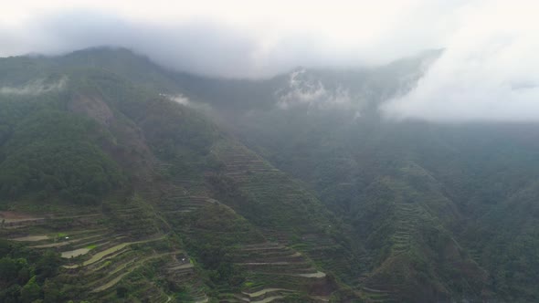 Rice Terraces Mountains