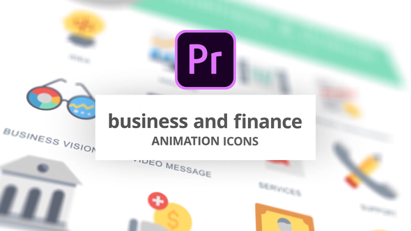 Business and Finance - Animation Icons (MOGRT)