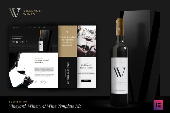 Villenoir - Wine Template Kit