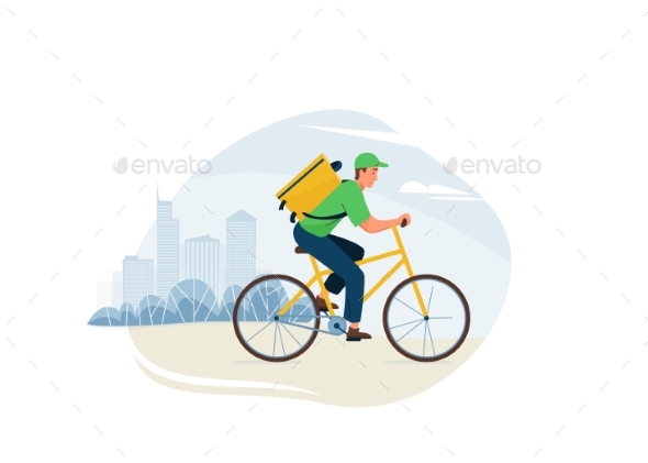 Delivery Service Vector Illustration. Fast Safe