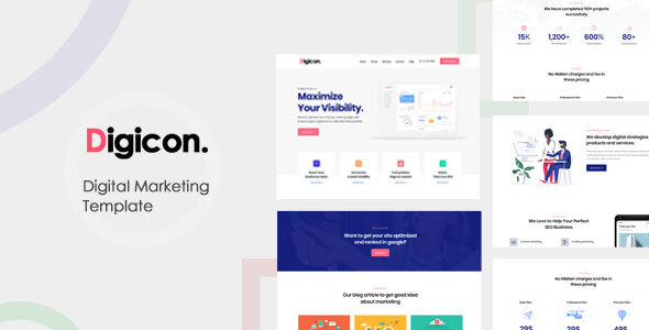 Digicon-Digital Marketing Bootstrap Template