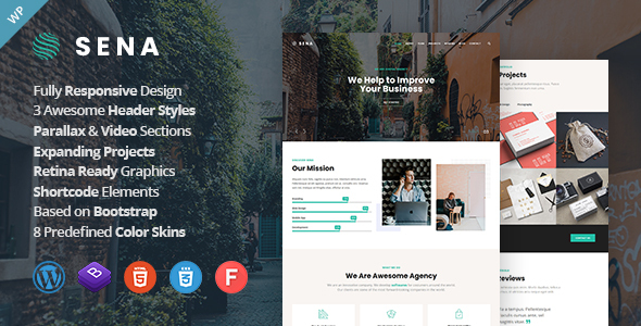 Sena - Creative Multipurpose WordPress Theme