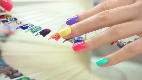 Beautiful Summer Manicure and Nail Art Samples