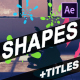 Liquid Shapes And Titles | After Effects - VideoHive Item for Sale
