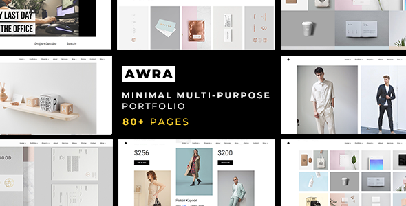 Awra — Minimal Multi-Purpose Portfolio Template